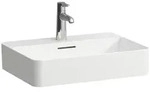 Waschtisch-Schale VAL 400x550x150 mit Armaturenbank 1 Hahnloch mit &Uuml;berlauf...