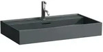 Waschtisch Kartell &bull; 460x800x145 1 Hahnloch mit &Uuml;berlauf Standardablauf wei&szlig;