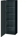 Duravit Hochschrank &bdquo;L-Cube&ldquo; 50 &times; 176 &times; 36,3 cm Eiche Schwarz
