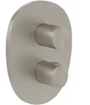 Villeroy & Boch Antao Unterputz-Thermostat, Brushed Nickel Matt, 184 x 221 x 64...