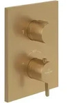 Villeroy & Boch Unterputz-Thermostat Conum TVS127002000, Brushed Gold, 190 mm H&ouml;he,
