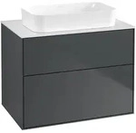 Villeroy & Boch Finion Waschbeckenunterschrank G63, Midnight Blue Matt Lacquer /