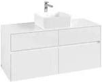 Villeroy & Boch Collaro Waschbeckenunterschrank C04100 1200x548x500mm Glossy...