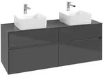 Villeroy & Boch Collaro Waschbeckenunterschrank C04800 1400x548x500mm Glossy...