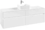Villeroy & Boch Waschbeckenunterschrank Collaro, Eckig, Glossy White, 1600 x...