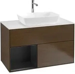 Villeroy & Boch Finion Waschbeckenunterschrank G77 1000x603x501mm mit Beleuchtung