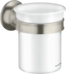 Hansgrohe 42134800, Hansgrohe Axor Montreux Zahnputzbecher mit Halter, Edelstahl