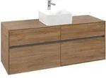 Villeroy & Boch Waschbeckenunterschrank Collaro C04500, Eckig, Kansas Oak,...