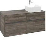 Villeroy & Boch Waschbeckenunterschrank Collaro C04300, Eckig Stone Oak, 1.200...