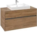 Villeroy & Boch Waschbeckenunterschrank Collaro C01900, Kansas Oak,...