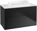 Villeroy & Boch Finion Waschbeckenunterschrank G64, 1000x603x501mm, Black Matt