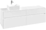 Villeroy & Boch Waschbeckenunterschrank Collaro C05000, Eckig White Matt,
