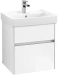 Villeroy & Boch Waschbeckenunterschrank Collaro C00700, Eckig White Matt,...