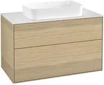 Villeroy & Boch Finion Waschbeckenunterschrank G64, 1000 x 603 x 501 mm, Oak...