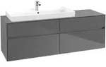 Villeroy & Boch Waschbeckenunterschrank Collaro C02900, Glossy Grey,...
