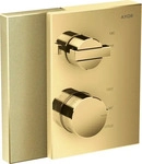 Hansgrohe 46751990, Hansgrohe AXOR Edge Thermostat Unterputz mit Absperrventil -