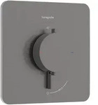 Hansgrohe Ecostat Comfort Q Thermostat Unterputz f&uuml;r 1 Verbraucher, Brushed Black
