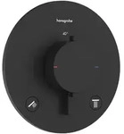 Hansgrohe Ecostat Comfort S Thermostat Unterputz f&uuml;r 2 Verbraucher, Mattschwarz