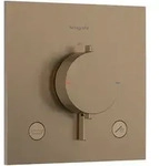 Hansgrohe Ecostat Comfort E Thermostat Unterputz f&uuml;r 2 Verbraucher Brushed Bronze