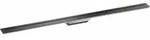 Hansgrohe AXOR Drain Fertigset Duschrinne, Brushed Black Chrome, 1200 mm,