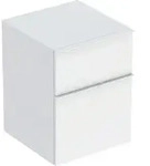 Geberit iCon Seitenschrank, wei&szlig; matt, 45 x 60 x 47,6 cm, 2 Schubladen mit