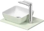 Waschbecken &bdquo;Sivida&ldquo; Waschtisch mit Konsole 12,3 cm in Wei&szlig; (matt) /...