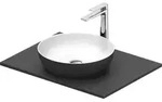 Waschbecken &bdquo;Sivida&ldquo; Waschtisch mit Konsole 12,3 cm in Wei&szlig; (matt) /...