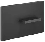 Dornbracht Abdeckplatte f&uuml;r WC-UP-Sp&uuml;lkasten, SERIENNEUTRAL, Schwarz matt, 150 x