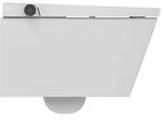 Wandtiefsp&uuml;l-WC mit Sitz i.life E ohne Sp&uuml;lrand mit Duschfunktion Wei&szlig;