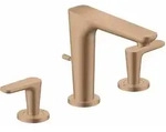 Hansgrohe AXOR Citterio C 3-Loch Waschtischarmatur Brushed Red Gold