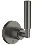 Dornbracht Tara UP-Dreiwege-Umstellung Dark Platinum geb&uuml;rstet