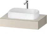 Duravit Konsole &bdquo;Qatego&ldquo; in Taupe Supermatt