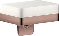 Hansgrohe 42819300, Hansgrohe AXOR Universal Softsquare Lotionspender mit Ablage,