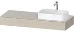Duravit Konsole &bdquo;Qatego&ldquo; in Taupe Supermatt