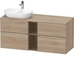 Duravit Waschtischunterschrank wandh&auml;ngend &bdquo;D-Neo&ldquo; 140 &times; 66,4 &times; 55 cm...