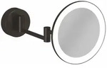 Kludi-VELA R LED-Kosmetikspiegel mit Wandhalterung Brushed Gunmetal &ndash;...