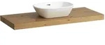 Waschtisch-Platte LANI 495x1185x65 mit Ausschnitt mittig inklusive 2