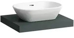 Waschtisch-Platte LANI 495x585x65 mit Ausschnitt mittig inklusive 2