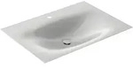 KEUCO EDITION 11 ART Emaille-Waschtisch mit 1-Loch Bohrung 806 x 4 x 493...