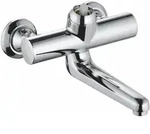 Kludi PROVITA Wandarmatur-EHM DN 15 chrom, Ausladung 255 mm, Keramik-Kartusche mit