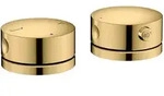 Hansgrohe AXOR One 2-Loch Wannenrandarmatur mit Thermostat PGO, Polished Gold...