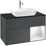 Villeroy & Boch Waschbeckenunterschrank Finion F78, 1000x603x501mm, mit Beleuchtung,