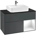 Villeroy & Boch Finion Waschbeckenunterschrank F12, 1000 x 603 x 501 mm, Midnight