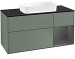 Villeroy & Boch Waschbeckenunterschrank Finion F71, Olive Matt Lacquer, 1.200 x...
