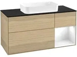 Villeroy & Boch Waschbeckenunterschrank Finion F71, Eckig, Oak Veneer, 1.200 x...
