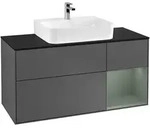 Villeroy & Boch Waschbeckenunterschrank Finion F17, Anthracite Matt Lacquer,