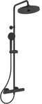 Ideal Standard Duschsystem Ceratherm T25+ Eco mit Brausethermostat Silk Black,
