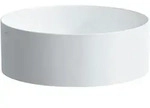Waschtisch-Schale LIVING Saphirkeramik 380x380x130 rund ohne Hahnloch ohne...