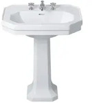 Waschtisch 1930 700 mm mit &Uuml;L, mit HLB, 1 HL, wei&szlig;