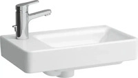 Laufen H8159554001041, Handwaschbecken PRO S 280x480x150 asymmetrisch 1 Hahnloch